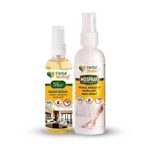 Natural Mosquito Repellent Bundle | Room Spray 100 ML | Body Spray 100 ML |