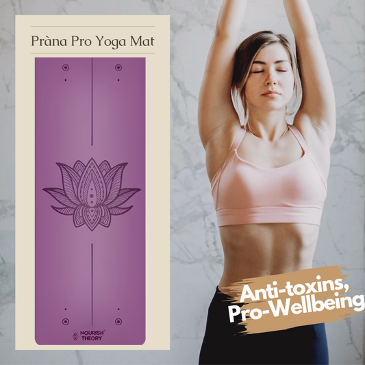 Pràna Pro Yoga Mat | Anti-slip, incredible grip | Natural materials, Skin-friendly, eco-conscious, breathe easy.