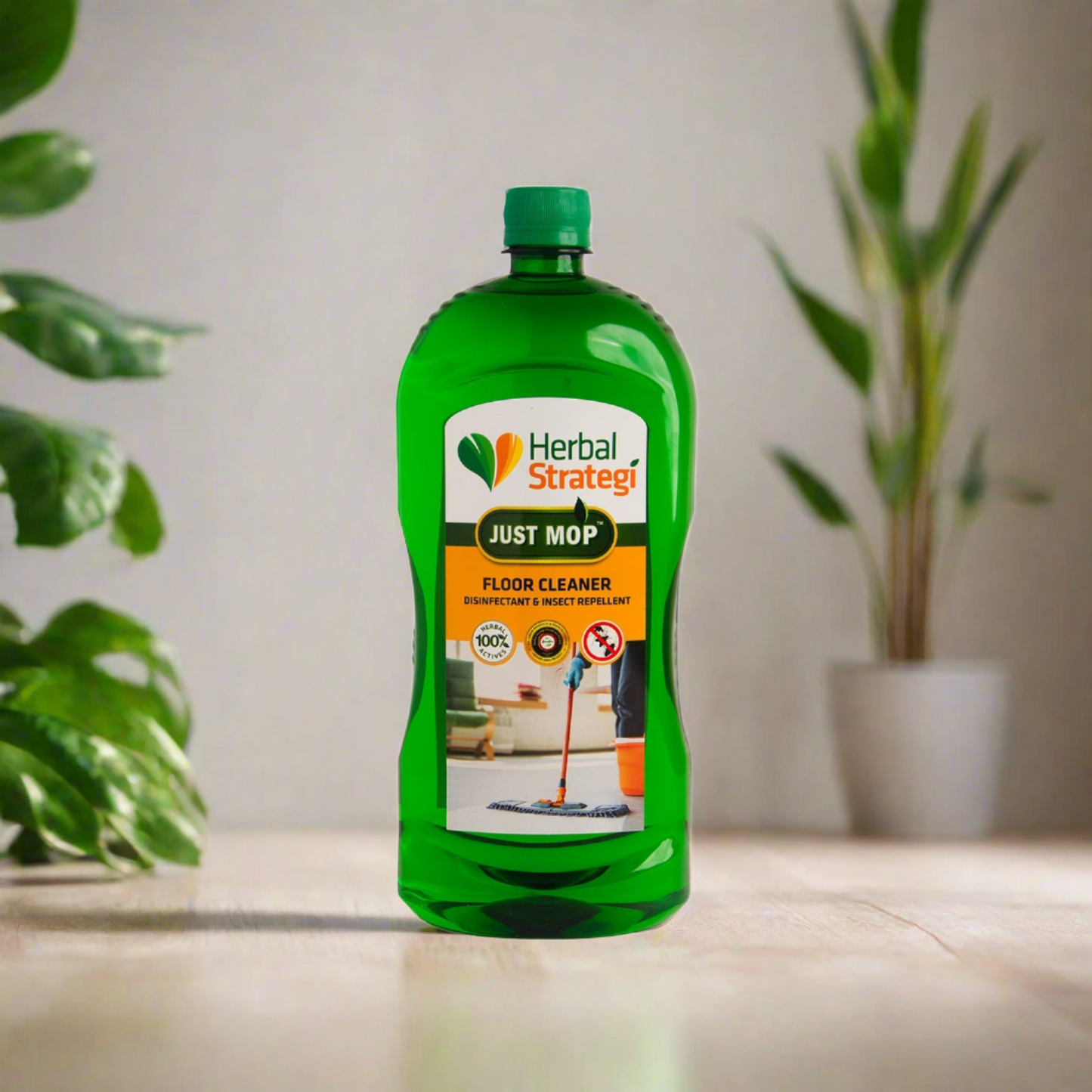 Herbal Floor cleaner with essential oils and fresh fragrance