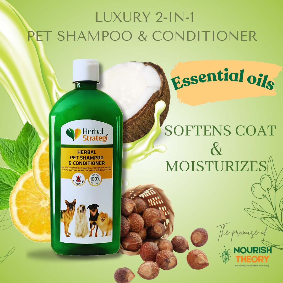 100% Herbal Pet Shampoo and conditioner | 100ml | 500 ml