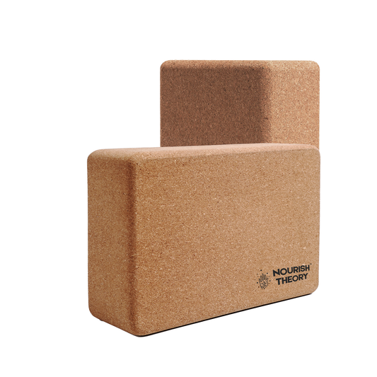 Natural Cork Yoga Block (Pair)