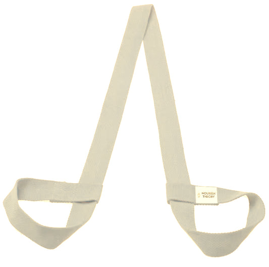 Pure Cotton Yoga Mat Carrier Strap, toxins-free, versatile, lightweight, easy to put on and off