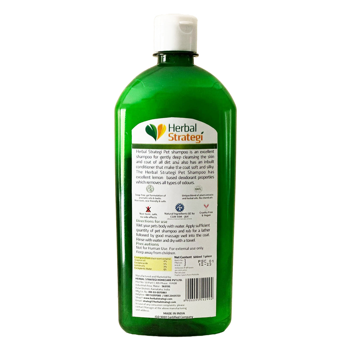 Combo deal: Dog Shampoo Conditioner 500 ml + Pet Spray 200 ml Bundle | No Harmful sulphates, Coconut goodness, Soapnut and Lemon magic